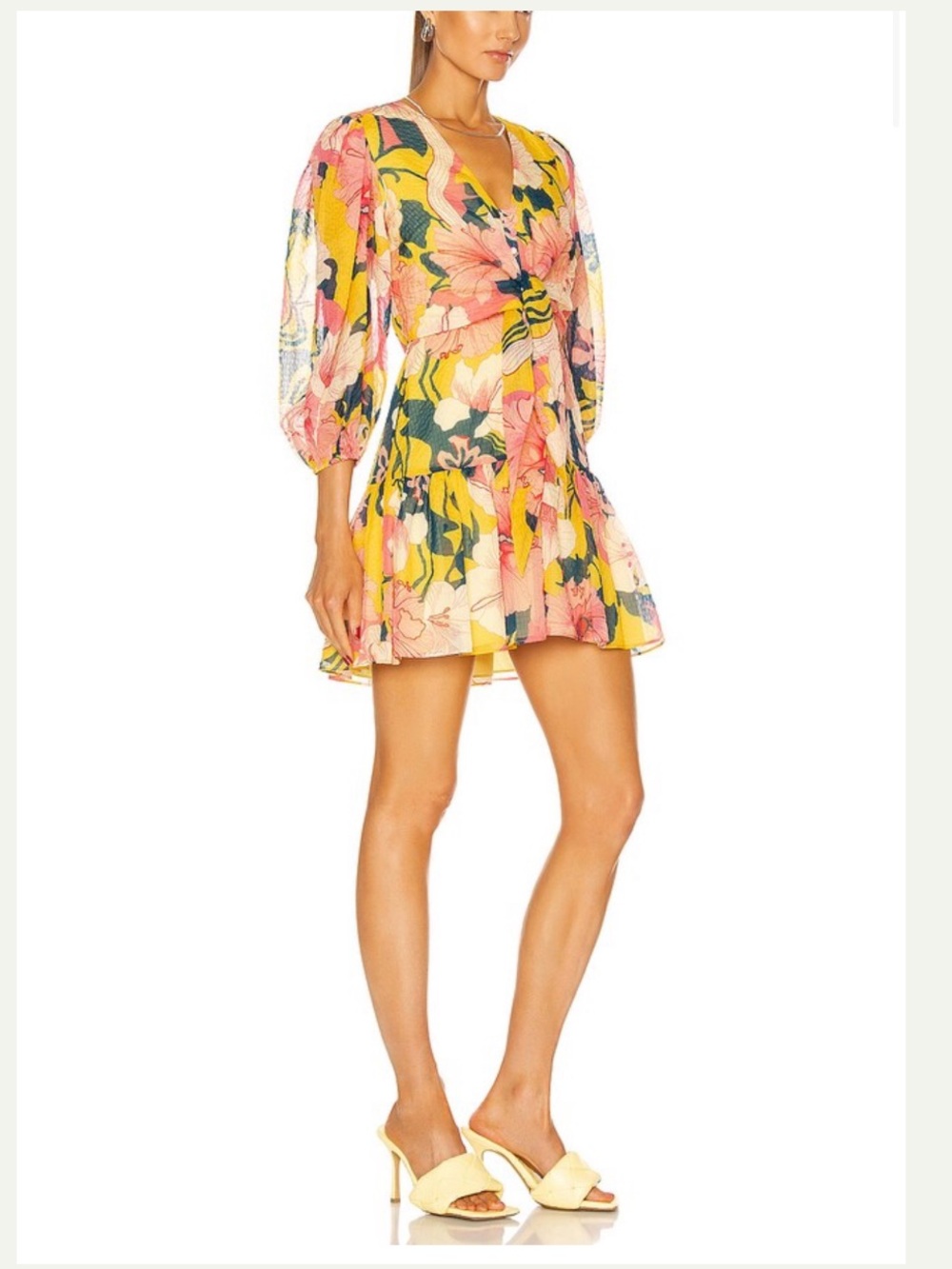 Alexis Zora Floral  Mini Dress Size Medium